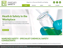 Tablet Screenshot of marchessafety.com